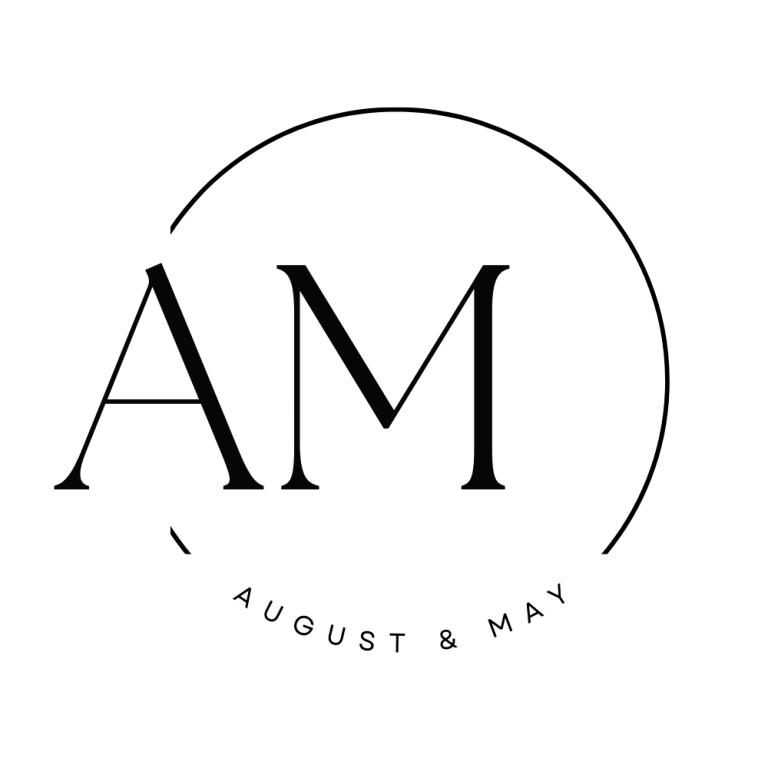 August and May Round Logo
